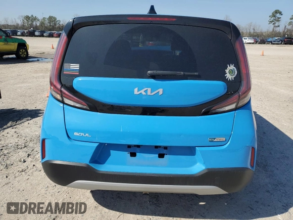2023 Kia Soul EX with VIN KNDJ33AU8P7209969, listed as a Copart auction lot 45741605 with 19,655 mi miles and Salvage Title. Bid and sale history available at carsss.com. Image 6.