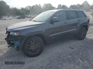 2016 Jeep Grand Cherokee 75th Anniversary с VIN 1C4RJEAG1GC506443, выставлен на аукционе Copart как лот 59874015 с пробегом 135 714 миль миль и Списание • Salvage title. История ставок и продаж доступна на DreamBid. Изображение 1.