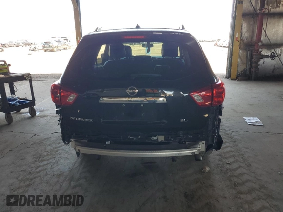 2018 Nissan Pathfinder SL with VIN 5N1DR2MN2JC634429, listed as a Copart auction lot 54954985 with 125,193 mi miles and Salvage title. Bid and sale history available at DreamBid. Image 6.