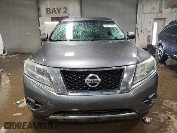 2015 Nissan Pathfinder Platinum with VIN 5N1AR2MN9FC616004, listed as a Copart auction lot 49811145 with 104,219 mi miles and Salvage Title. Bid and sale history available at DreamBid. Image 5.