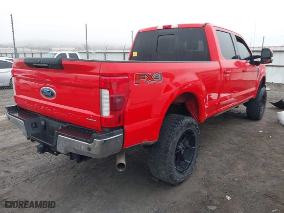 2017 Ford Super Duty F-250 SRW Lariat with VIN 1FT7W2B65HEF12104, listed as a IAAI auction lot 41503624 with 1 mi miles. Bid and sale history available at carsss.com. Image 4.
