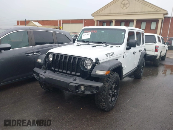 2023 Jeep Wrangler Sport with VIN 1C4HJXDN8PW523532, listed as a IAAI auction lot 41962483 with 14,643 mi miles and . Bid and sale history available at DreamBid. Image 17.