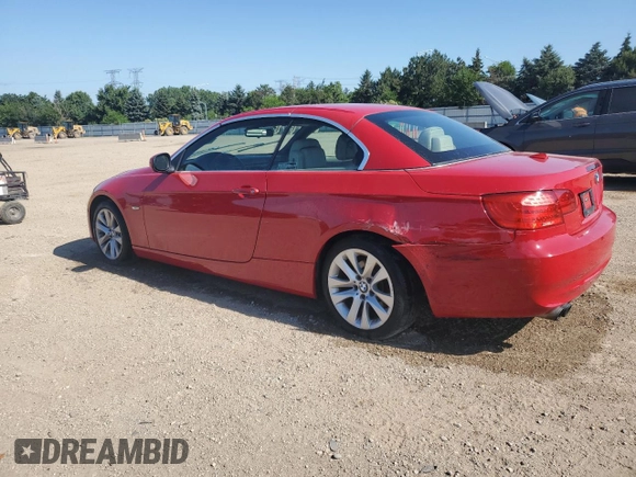 2012 BMW 3 Series 328i with VIN WBADW3C53CE823227, listed as a Copart auction lot 62693515 with 100,514 mi miles and Salvage title. Bid and sale history available at DreamBid. Image 2.