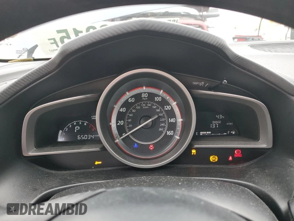 2016 Mazda 3 i Sport with VIN 3MZBM1J78GM266031, listed as a Copart auction lot 51156915 with 65,034 mi miles and Salvage Title. Bid and sale history available at DreamBid. Image 9.