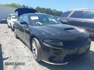 2023 Dodge Charger GT with VIN 2C3CDXHG9PH554417, listed as a IAAI auction lot 41983100 with 64,152 mi miles. Bid and sale history available at carsss.com. Image 1.