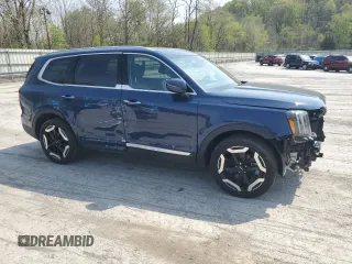 2024 Kia Telluride S with VIN 5XYP6DGC7RG527075, listed as a Copart auction lot 54423145 with 12,033 mi miles and Salvage title. Bid and sale history available at DreamBid. Image 4.