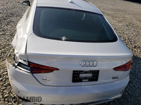 2018 Audi A5 Sportback Premium Plus with VIN WAUBNCF54JA010070, listed as a Copart auction lot 48470963 with 60,269 mi miles. Bid and sale history available at carsss.com. Image 6.