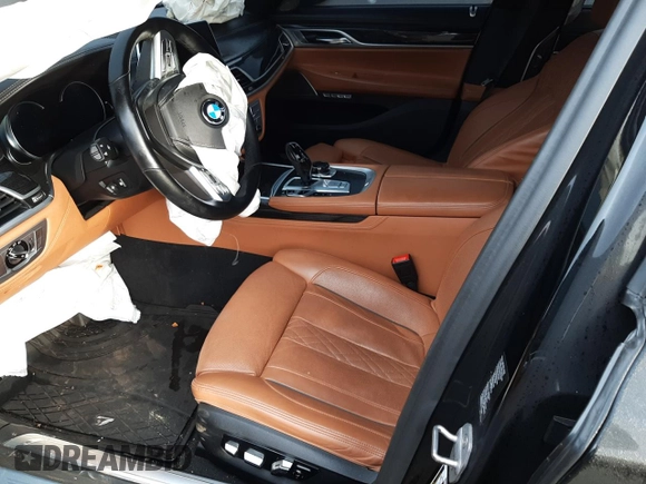 2018 BMW 7 Series 740i xDrive with VIN WBA7E4C57JGV23729, listed as a Copart auction lot 69546442 with 46,216 mi miles. Bid and sale history available at carsss.com. Image 7.