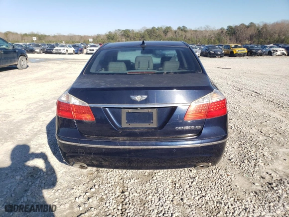 2010 Hyundai Genesis with VIN KMHGC4DF5AU071809, listed as a Copart auction lot 48360615 with 119,543 mi miles and Clean Title. Bid and sale history available at carsss.com. Image 6.