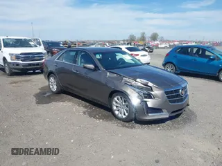 2014 Cadillac CTS Sedan RWD with VIN 1G6AP5SX1E0167520, listed as a IAAI auction lot 41829003 with 45,145 mi miles. Bid and sale history available at carsss.com. Image 1.
