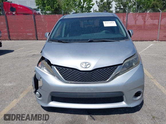2017 Toyota Sienna SE with VIN 5TDXZ3DC8HS796970, listed as a IAAI auction lot 42272964 with 114,237 mi miles and . Bid and sale history available at DreamBid. Image 12.