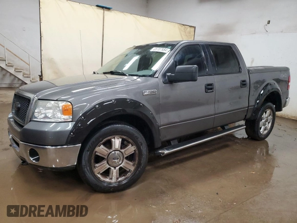 2006 Ford F-150 XLT with VIN 1FTPW14586FB79905, listed as a Copart auction lot 85707984 with 196,039 mi miles and Salvage title. Bid and sale history available at DreamBid. Image 1.