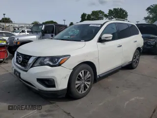 2017 Nissan Pathfinder SL z VIN 5N1DR2MNXHC633216, wystawiony jako Copart lot #51897085 z przebiegiem 94 820 mil mil oraz Szkoda całkowita • Salvage title. Historia ofert i sprzedaży dostępna na DreamBid. Obrazek 1.