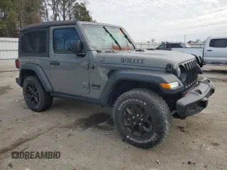 2021 Jeep Wrangler Sport with VIN 1C4GJXAN4MW663492, listed as a Copart auction lot 88965225 with 54,931 mi miles and Salvage title. Bid and sale history available at DreamBid. Image 4.