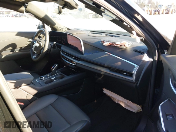 2024 Cadillac XT4 AWD Sport with VIN 1GYFZFR44RF198384, listed as a IAAI auction lot 41691257 with 5,400 mi miles and . Bid and sale history available at DreamBid. Image 5.