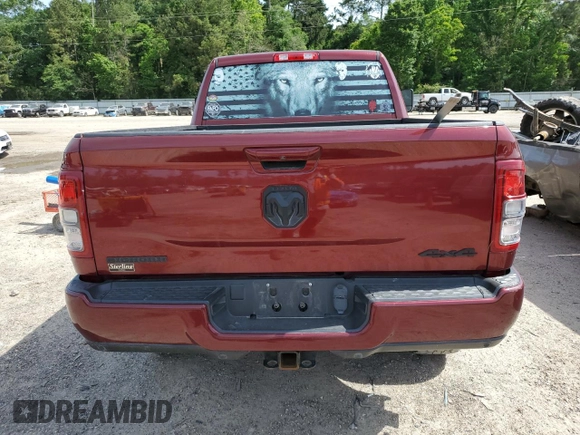 2022 Ram 2500 Big Horn with VIN 3C6UR5MLXNG309851, listed as a Copart auction lot 56697425 with 59,614 mi miles and Salvage title. Bid and sale history available at DreamBid. Image 6.