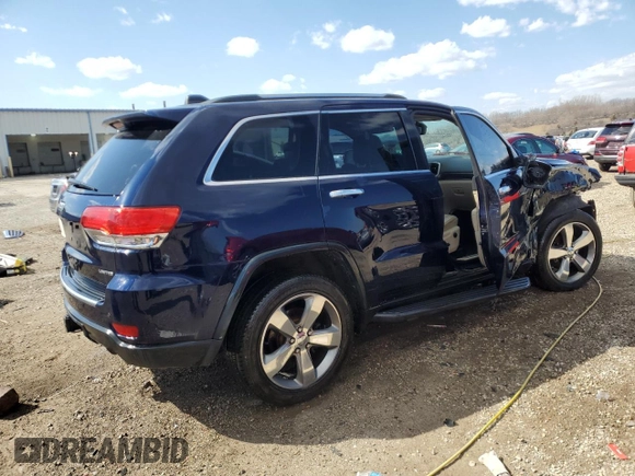 2014 Jeep Grand Cherokee Limited with VIN 1C4RJFBG2EC398173, listed as a Copart auction lot 50540355 with 157,195 mi miles and Salvage Title. Bid and sale history available at carsss.com. Image 3.