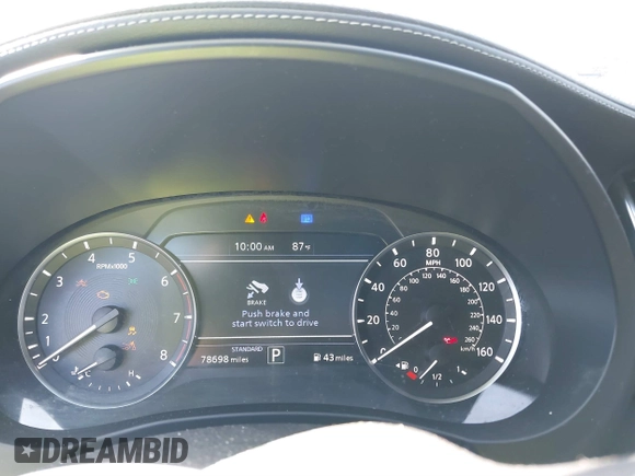 2022 Infiniti QX55 Essential with VIN 3PCAJ5K34NF104019, listed as a IAAI auction lot 41603319 with 78,698 mi miles and . Bid and sale history available at DreamBid. Image 7.