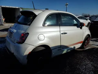2013 FIAT 500e with VIN 3C3CFFGE2DT714158, listed as a Copart auction lot 85151624 with 71,980 mi miles and Salvage Title. Bid and sale history available at carsss.com. Image 3.