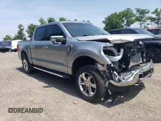 2023 Ford F-150 XL with VIN 1FTFW1E83PFC67461, listed as a Copart auction lot 66444875 with 10,498 mi miles and Salvage title. Bid and sale history available at DreamBid. Image 4.
