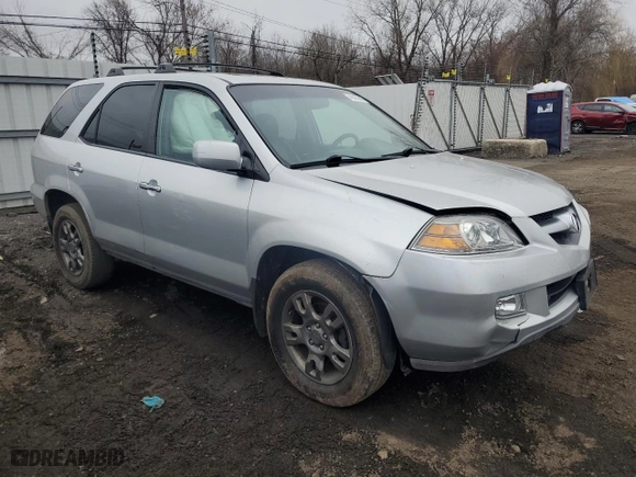 2004 Acura MDX Touring Pkg with VIN 2HNYD18614H540104, listed as a Copart auction lot 49825845 with 160,099 mi miles and Salvage Title. Bid and sale history available at carsss.com. Image 4.
