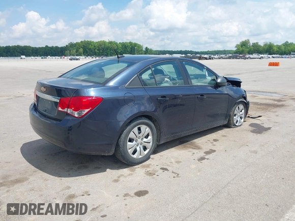 2014 Chevrolet Cruze LS with VIN 1G1PA5SH6E7446155, listed as a IAAI auction lot 42253602 with 142,833 mi miles and . Bid and sale history available at DreamBid. Image 4.