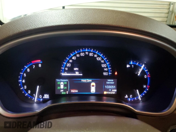2015 Cadillac SRX Performance Collection with VIN 3GYFNCE36FS531134, listed as a Copart auction lot 54862205 with 103,051 mi miles and Clean title. Bid and sale history available at DreamBid. Image 9.