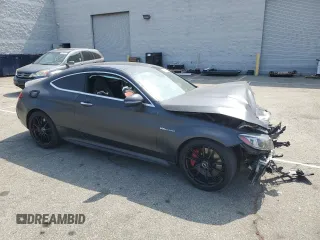 2019 Mercedes-Benz C 63 S AMG with VIN WDDWJ8HB4KF879133, listed as a Copart auction lot 52607115 with 9,930 mi miles and Salvage title. Bid and sale history available at DreamBid. Image 4.
