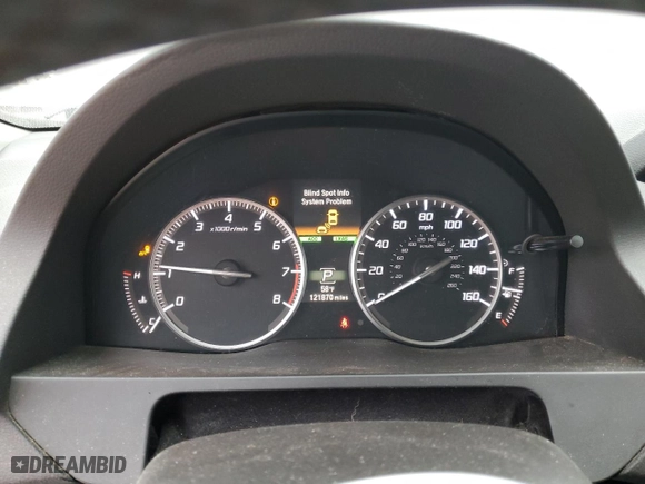 2018 Acura RDX w/Advance Pkg with VIN 5J8TB4H72JL000115, listed as a Copart auction lot 44157335 with 121,870 mi miles and Salvage Title. Bid and sale history available at carsss.com. Image 9.