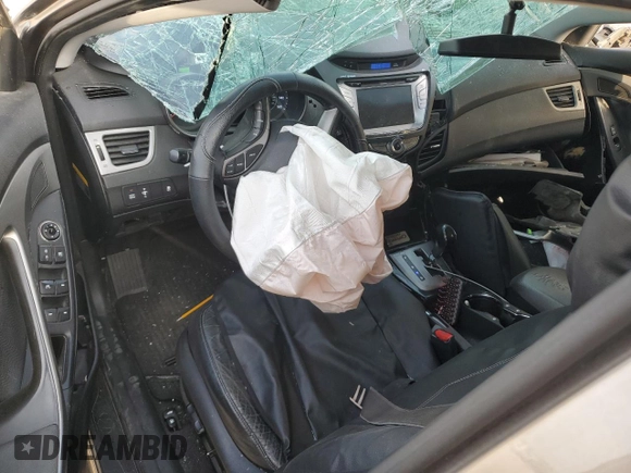 2013 Hyundai Elantra Limited with VIN 5NPDH4AE3DH385400, listed as a Copart auction lot 52817325 with 119,294 mi miles and Salvage Title. Bid and sale history available at DreamBid. Image 8.