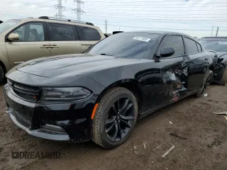 2017 Dodge Charger SXT with VIN 2C3CDXHG6HH606426, listed as a Copart auction lot 52100185 with 122,910 mi miles and Salvage Title. Bid and sale history available at DreamBid. Image 1.