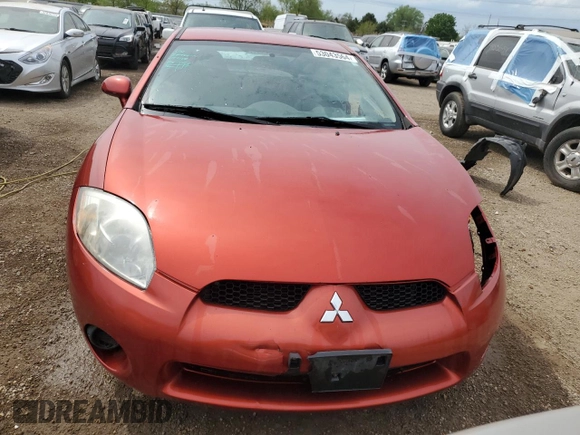 2008 Mitsubishi Eclipse GS with VIN 4A3AK24F78E042198, listed as a Copart auction lot 53043564 with 105,025 mi miles and Salvage Title. Bid and sale history available at carsss.com. Image 5.