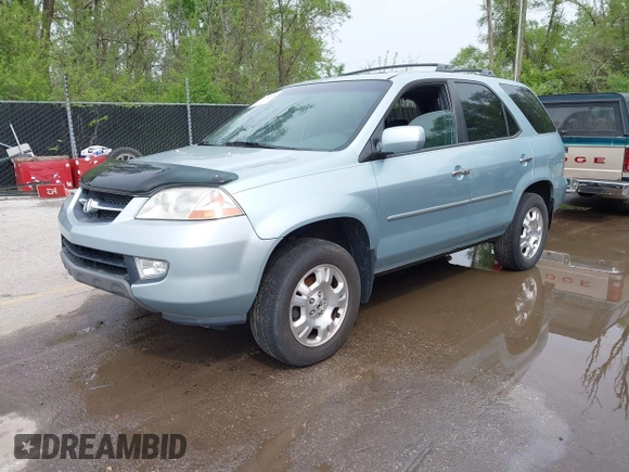 2002 Acura MDX with VIN 2HNYD18242H535635, listed as a IAAI auction lot 42123568 with 170,057 mi miles. Bid and sale history available at carsss.com. Image 2.