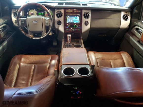 2012 Ford Expedition EL King Ranch with VIN 1FMJK1H57CEF66390, listed as a Copart auction lot 81854384 with 151,938 mi miles and Salvage Title. Bid and sale history available at carsss.com. Image 8.