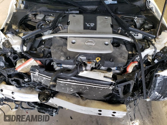 2007 Nissan 350Z with VIN JN1BZ34D77M500028, listed as a Copart auction lot 62935404 with 180,593 mi miles and Salvage Title. Bid and sale history available at DreamBid. Image 11.