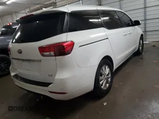 2017 Kia Sedona LX with VIN KNDMB5C16H6247061, listed as a Copart auction lot 86694334 with 219,427 mi miles and Salvage Title. Bid and sale history available at carsss.com. Image 3.