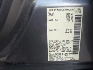 2016 Nissan Altima SV with VIN 1N4AL3APXGC150169, listed as a IAAI auction lot 41700079 with 170,221 mi miles and . Bid and sale history available at DreamBid. Image 9.