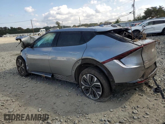 2022 Kia EV6 Wind with VIN KNDC3DLC9N5076683, listed as a Copart auction lot 73831374 with 0 mi miles and Salvage Title. Bid and sale history available at carsss.com. Image 2.