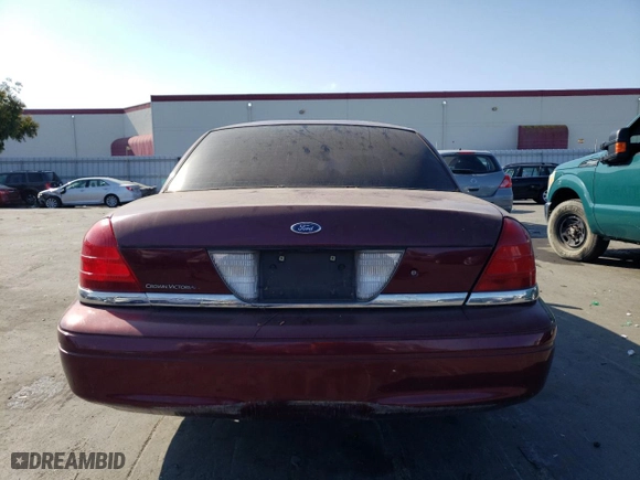 2006 Ford Crown Victoria LX with VIN 2FAFP74W76X129351, listed as a Copart auction lot 65493704 with 0 mi miles and Clean Title. Bid and sale history available at carsss.com. Image 6.