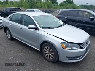 2013 Volkswagen Passat S with VIN 1VWAP7A38DC080506, listed as a IAAI auction lot 42680387 with 297,230 mi miles and . Bid and sale history available at DreamBid. Image 1.