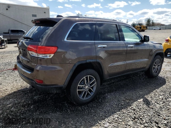 2017 Jeep Grand Cherokee Limited with VIN 1C4RJFBG2HC739169, listed as a Copart auction lot 52131165 with 86,015 mi miles and Salvage Title. Bid and sale history available at carsss.com. Image 3.