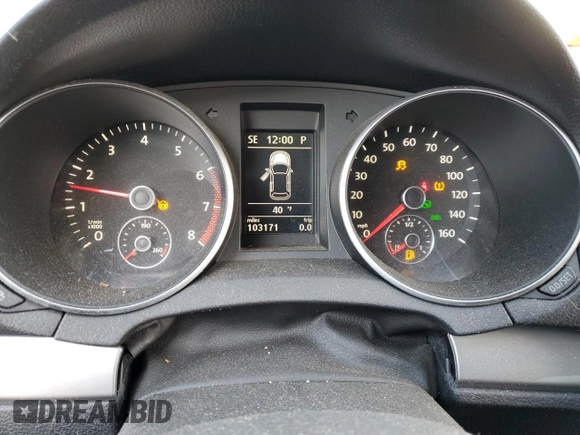 2011 Volkswagen Golf z VIN WVWBB7AJ9BW082278, wystawiony jako Copart lot #43740775 z przebiegiem 103 171 mil mil oraz Szkoda całkowita • Salvage title. Historia ofert i sprzedaży dostępna na DreamBid. Obrazek 9.