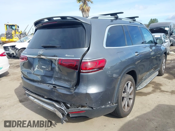 2020 Mercedes-Benz GLS with VIN 4JGFF5KE5LA200767, listed as a IAAI auction lot 41934764 with 35,697 mi miles. Bid and sale history available at carsss.com. Image 4.
