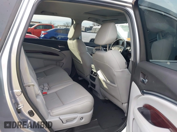 2016 Acura MDX with VIN 5FRYD3H25GB003842, listed as a IAAI auction lot 41337119 with 90,861 mi miles. Bid and sale history available at carsss.com. Image 8.