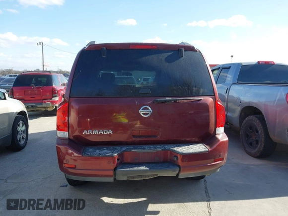 2011 Nissan Armada SV with VIN 5N1AA0ND3BN611820, listed as a IAAI auction lot 41726185 with 246,448 mi miles and . Bid and sale history available at DreamBid. Image 16.