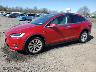 2019 Tesla Model X 75D with VIN 5YJXCBE20KF151193, listed as a Copart auction lot 52478715 with 54,638 mi miles and Salvage Title. Bid and sale history available at carsss.com. Image 1.