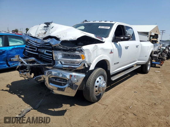 2019 Ram 3500 Laramie with VIN 3C63RRML3KG536877, listed as a Copart auction lot 66170844 with 151,567 mi miles and Salvage Title. Bid and sale history available at carsss.com. Image 1.