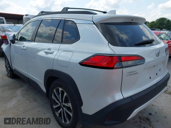 2024 Toyota Corolla Cross XLE with VIN 7MUDAAAG5RV097731, listed as a IAAI auction lot 42227874 with 9,151 mi miles and . Bid and sale history available at DreamBid. Image 3.