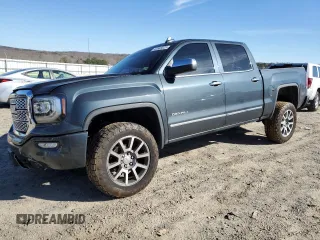 2017 GMC Sierra 1500 Denali with VIN 3GTU2PEC8HG374435, listed as a Copart auction lot 47566825 with 100,627 mi miles and Salvage Title. Bid and sale history available at DreamBid. Image 1.