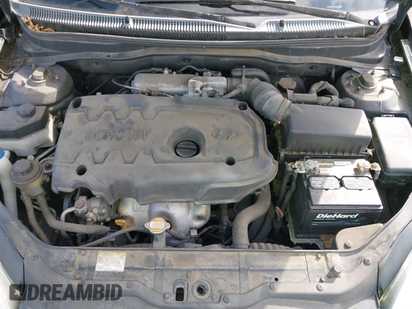 2008 Hyundai Accent GLS with VIN KMHCN46C58U212366, listed as a IAAI auction lot 40748865 with 99,077 mi miles. Bid and sale history available at carsss.com. Image 10.